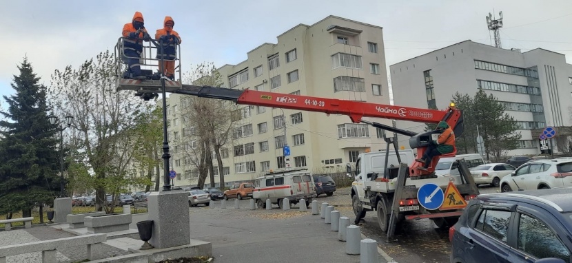 Восстановлено освещение стелы «Архангельск - город воинской славы»